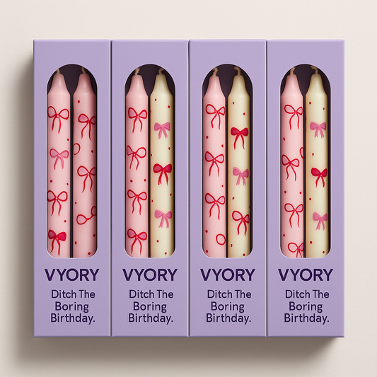 Ditch The Boring Birthday Long Taper candles