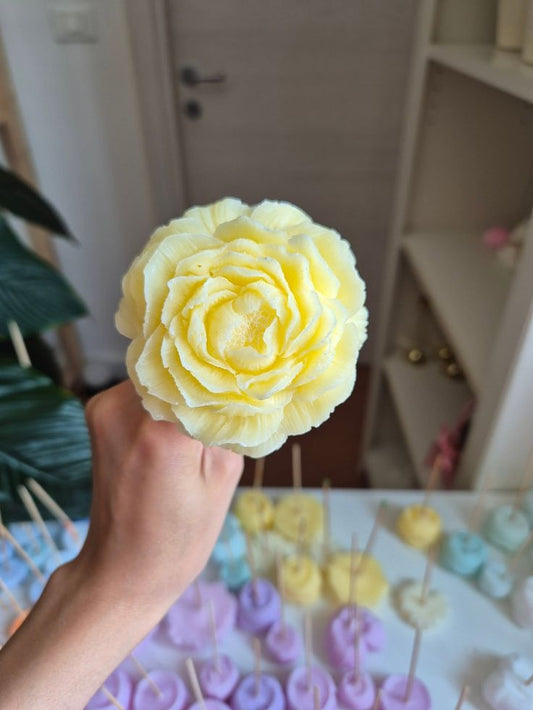 Peony Blooming Flower Scented Candle – Festive Candle for Gifting & Home Decor (Set of 2)