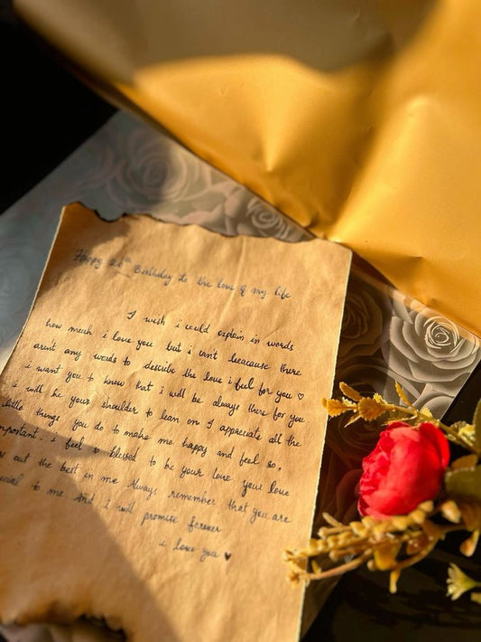 Burnt Aesthetic Paper (Pack of 2 Thin Paper)