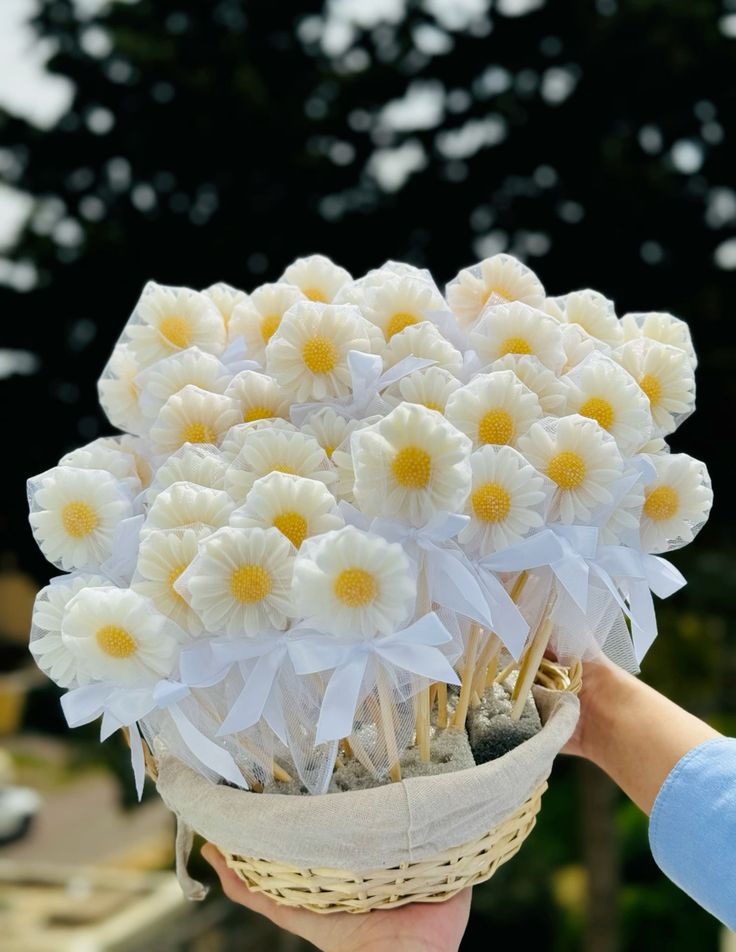 Daisy Flower Stick Scented Candle – Return Gift & Hamper Add-On by Vyory (set of 1)