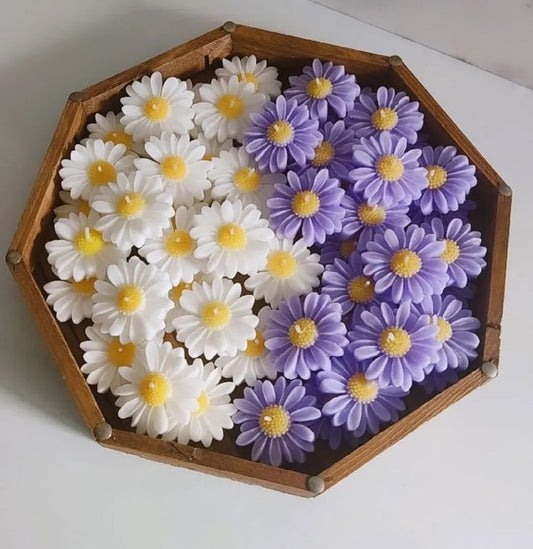 Daisy Flower Stick Scented Candle – Return Gift & Hamper Add-On by Vyory (set of 1)