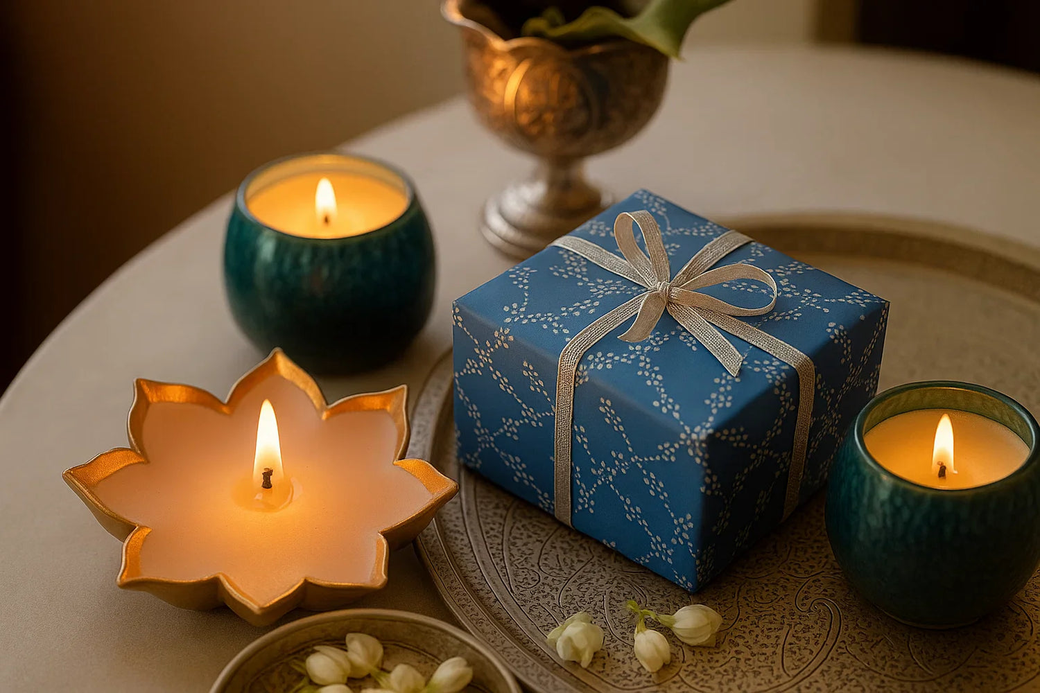 Festive Urli Scented Candles | Decor, Gifting & Puja