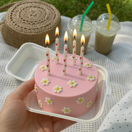 Pinterest-perfect Birthday Candles (Small candles 7 inch)