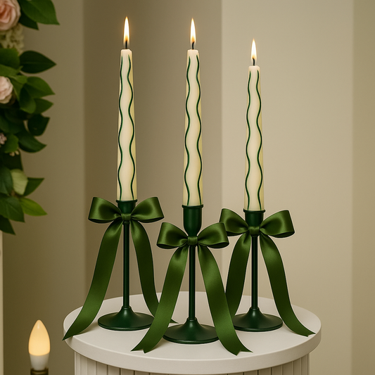 Loyal, But Kinda Toxic (pack of 3 Olive Green Taper Candle)
