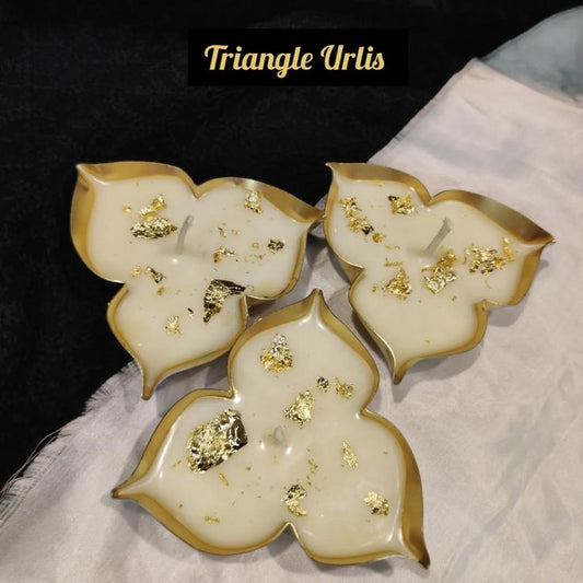 Triangle Urli Scented Candle – Handcrafted Diwali Candle for Gifting & Festive Home Décor (Set of 2)