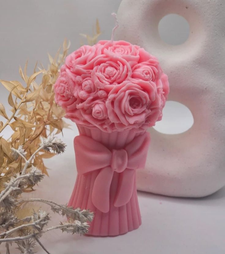 Bouquet Shaped Scented Candle – Elegant Floral Design, Perfect for Gifting & Home Décor
